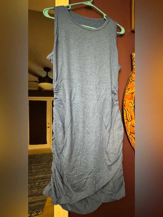 Tops - Women's Sleeveless Tank Top - Blue